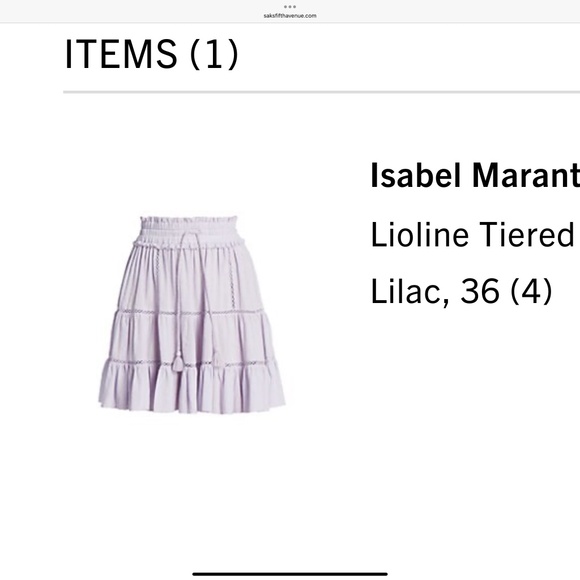 Isabel Marant Etoile Lioline Tiered Skirt - Picture 4 of 5